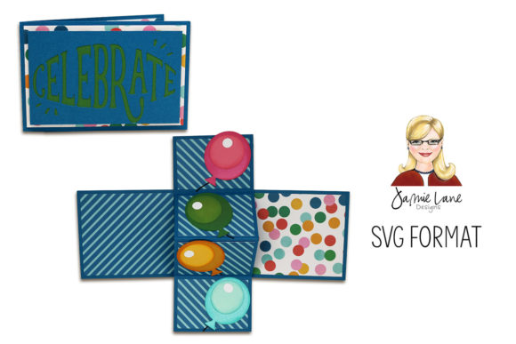 Celebrate Twist Pop Card: A 3D SVG Shapes Review