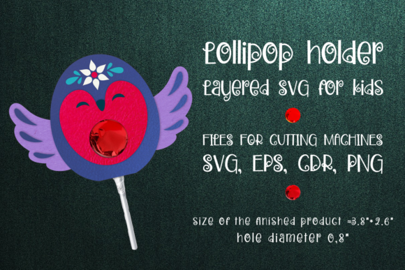 Christmas 3D SVG Bird Lollipop Holder Review