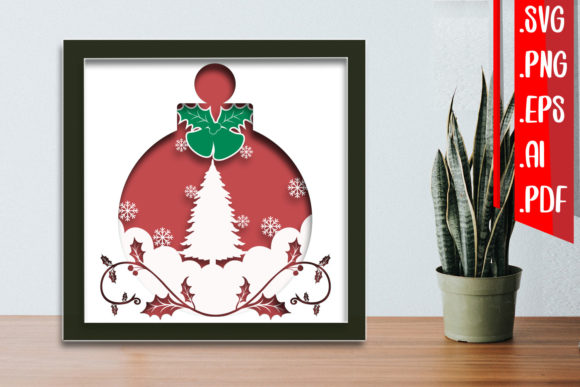 Christmas Layered Papercut 7: A 3D SVG Review