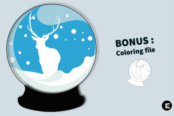 Deer Snow Globe: A 3D SVG Christmas Asset Review