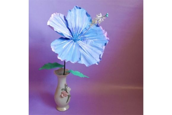 Dinnerplate Hibiscus: 3D SVG Paper Flowers for Blogs