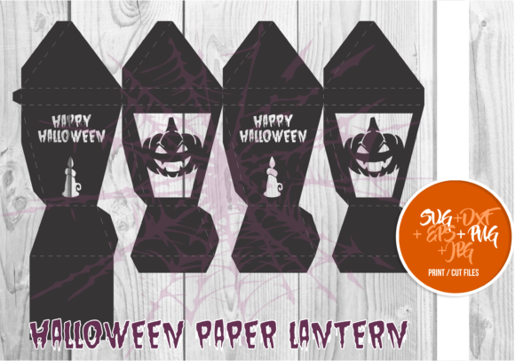 Halloween Paper Lantern Series a 0023: A 3D SVG Shapes Review