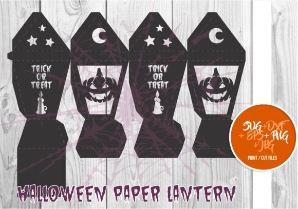 Halloween Paper Lantern Series a 0029: 3D SVG Shapes Review