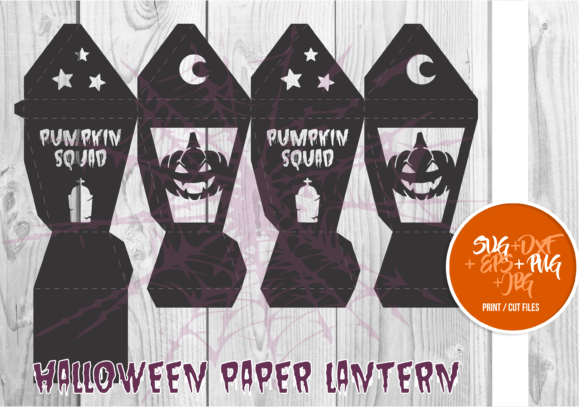 Halloween Paper Lantern Series a 0036: A 3D SVG Shapes Review