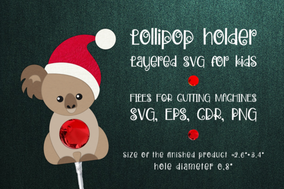 Koala Christmas Lollipop Holder: 3D SVG Shapes Review