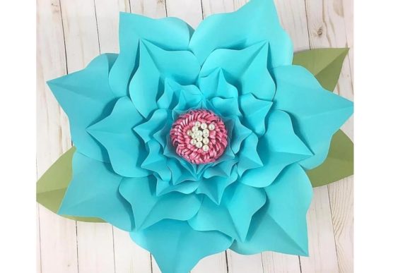 Lucy Giant Paper Flower Templates: 3D SVG for Editorial Use