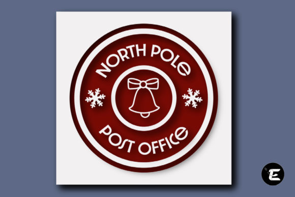 Noth Pole Post Office: 3D SVG for Shadow Boxes