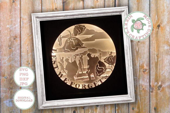 Remembrance 3d Shadow Box: A Premium 3D SVG for Crafters