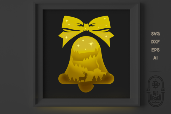 Review: 3D SVG Christmas Shadow Box Bell
