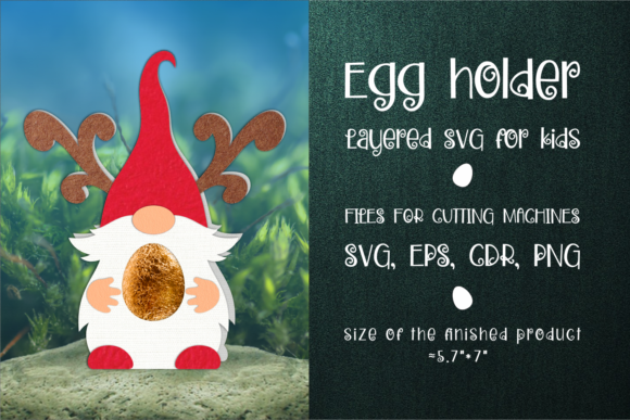 Review: Christmas Gnome Chocolate Egg Holder SVG for Holiday Crafts