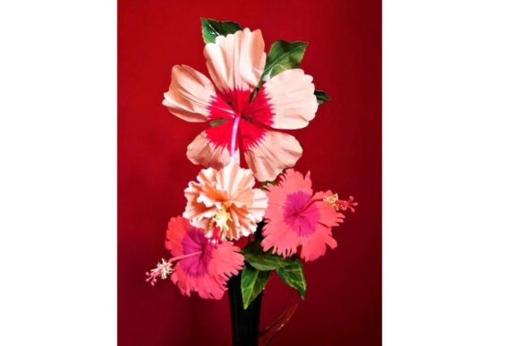 Rosa-Sinensus Hibiscus: 3D SVG Paper Flowers Review