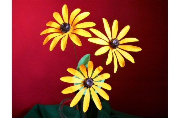 Rudbeckia 3D SVG Paper Flowers for Local Branding