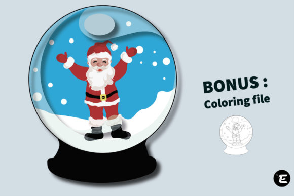 Santa Snow Globe: A 3D SVG Christmas Asset Review
