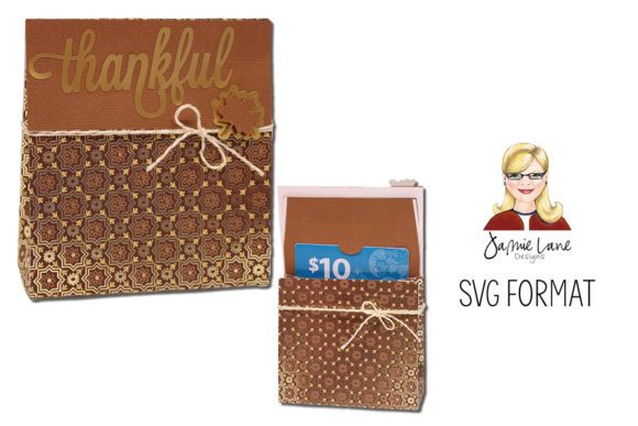 Thankful Gift Card Bag: A 3D SVG Shape for Crafters