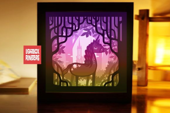 Unicorn Paper Lightbox Template 236: A Seller's Review of 3D SVG Shadow Boxes